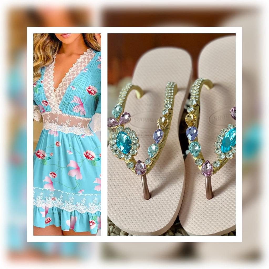 Surprise the dance mom in your life with colorful personalized sandals, glamorous custom flip flops perfect for Mother's Day, ensuring she dazzles with both comfort and style. 