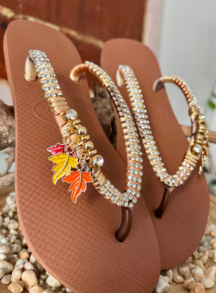 Elevate her getaway with these charming flip flops, a thoughtful token of love for her well-deserved break.