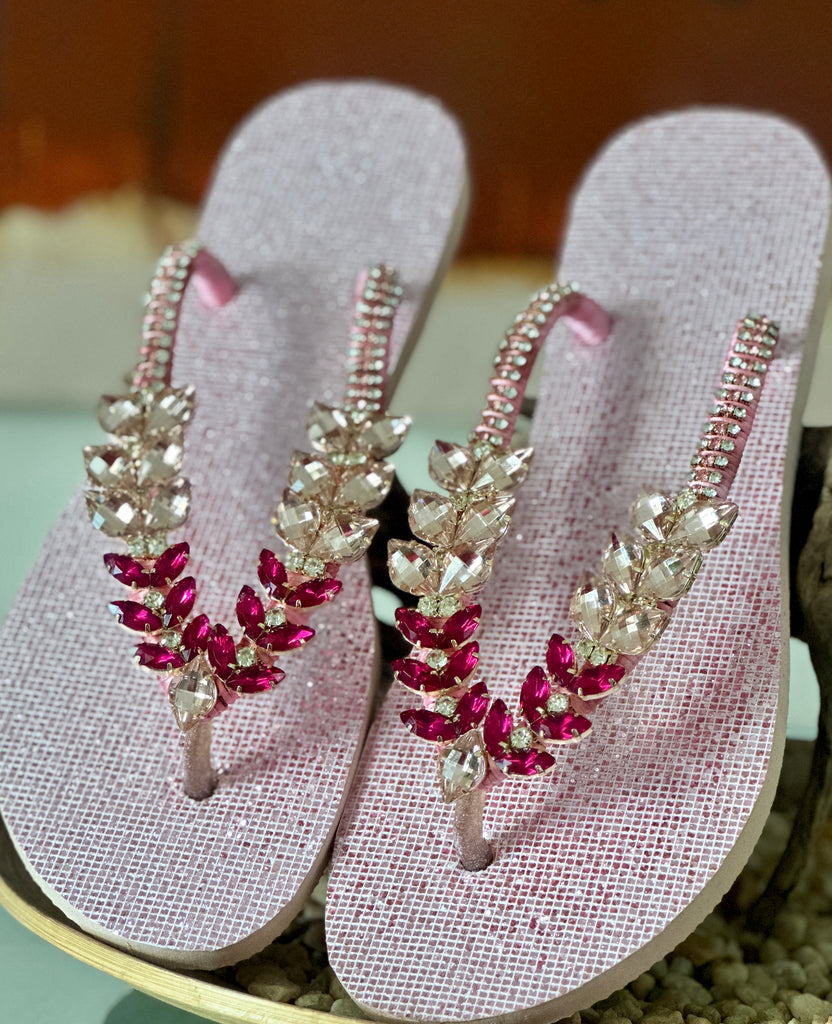 Let her slip on these lightweight flat sandals and step into her special day with both comfort and style, making memories to last a lifetime.